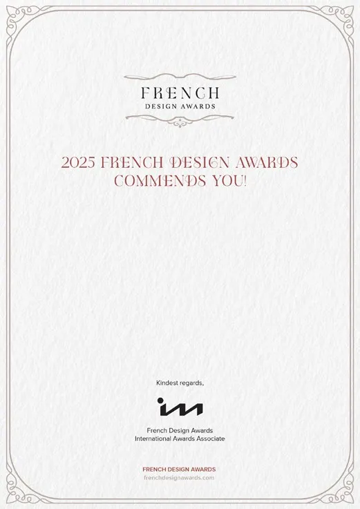 French Design Awards 2025 — Commendation