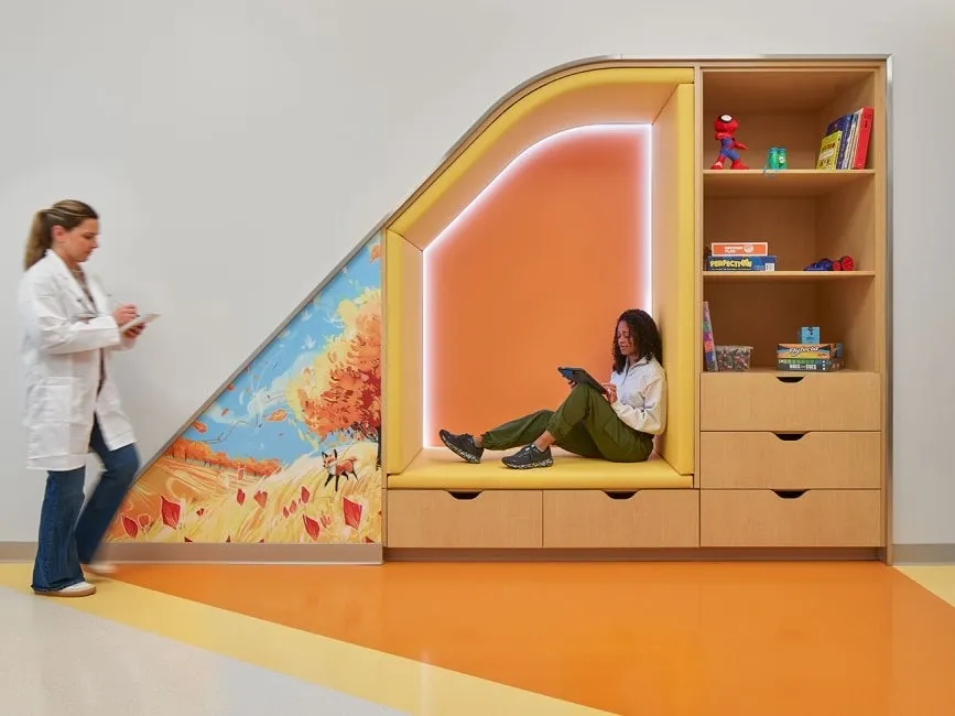 Reading Nook detail 04 — Nemours Children's Hospital